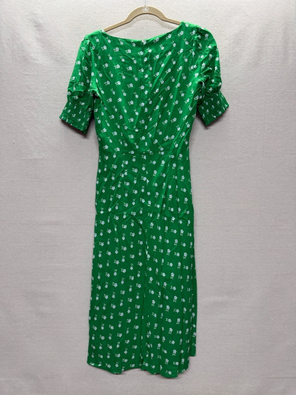 J. Crew Puff Sleeve Midi Dress - size 0 - Picture 3 of 6